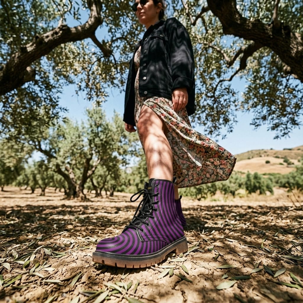 New Epicentrum Violet Botas Combat 3 New Epicentrum Violet Botas Combat - Imagen 3