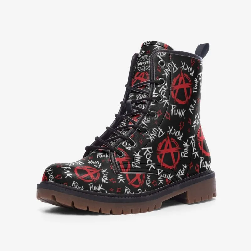 Piyoyas Attitude Shoes 4 Punk Rock Botas Combat Brutales