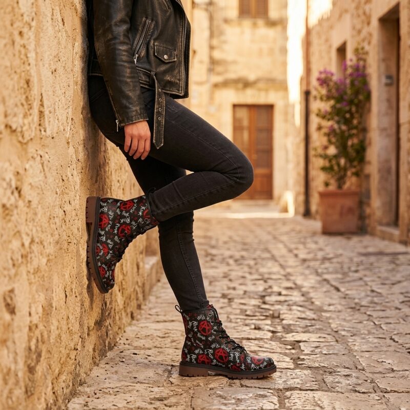 suela de botas Piyoyas Punk Rock Botas Combat Brutales estilo resistente