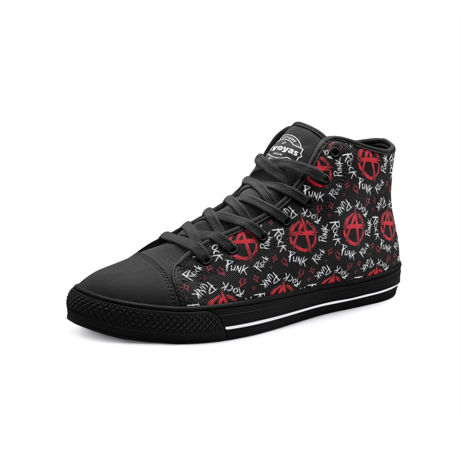 Punk Rock Zapatillas High Tops 1 Punk Rock Zapatillas High Tops