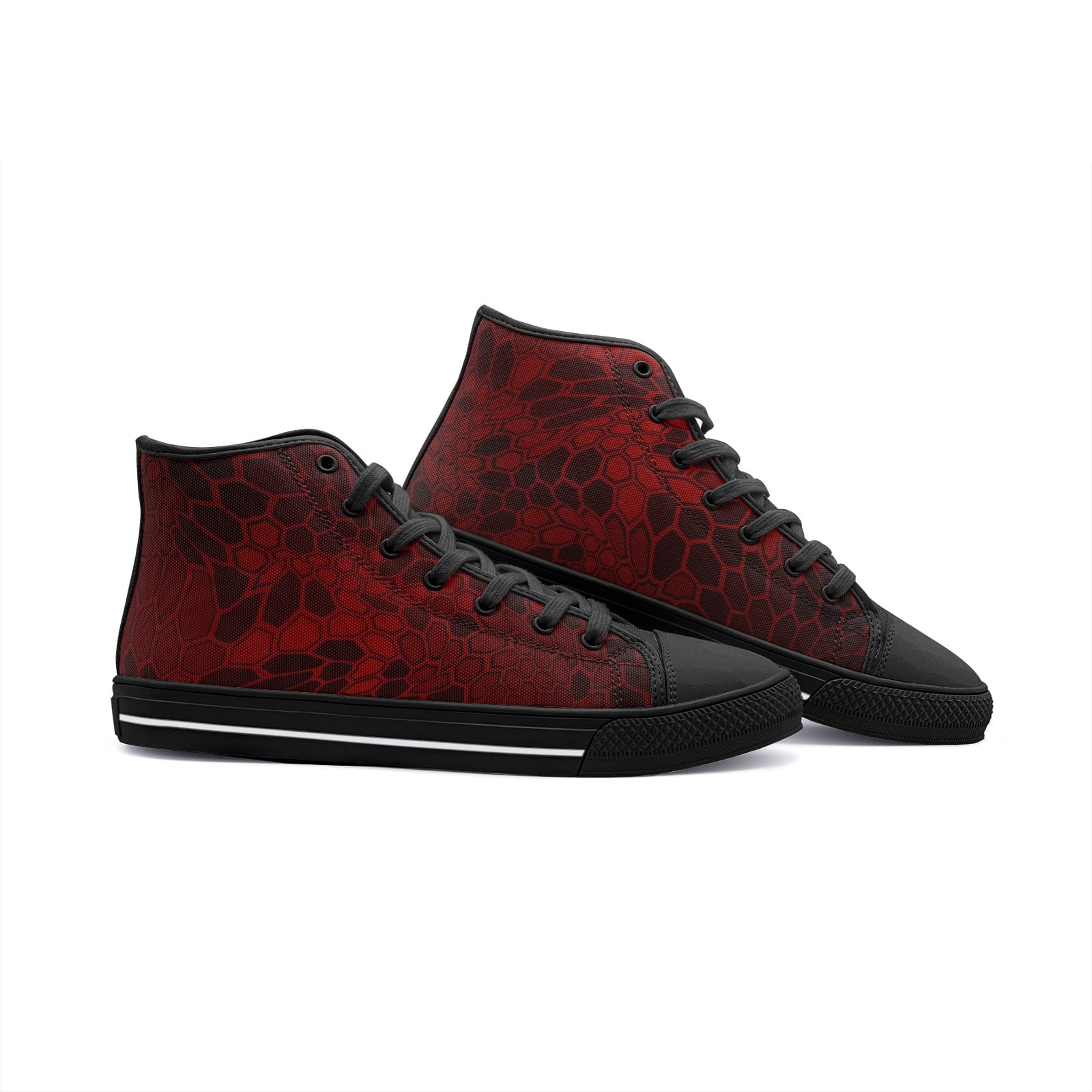 K-Red High Tops de Lona de Camuflaje Rojo 2 K-Red High Tops de Lona de Camuflaje Rojo - Imagen 2