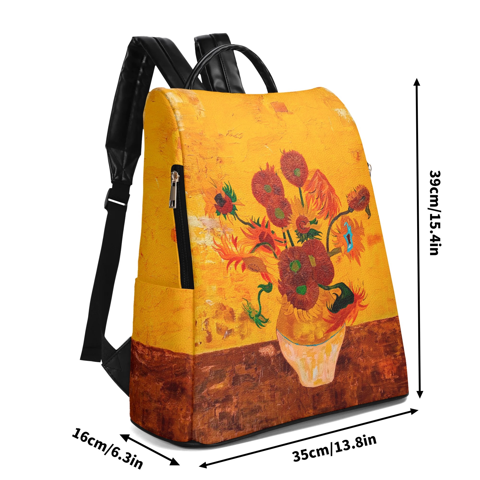 Mochila Los Girasoles de Liam - Antirrobo e Impermeable 8 Mochila Los Girasoles de Liam - Antirrobo e Impermeable - Imagen 8