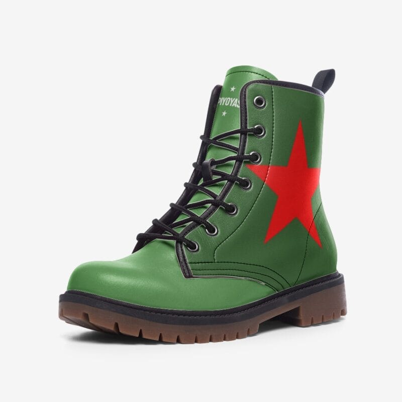 Green Guerrilla Botas Combat Verde Bitono