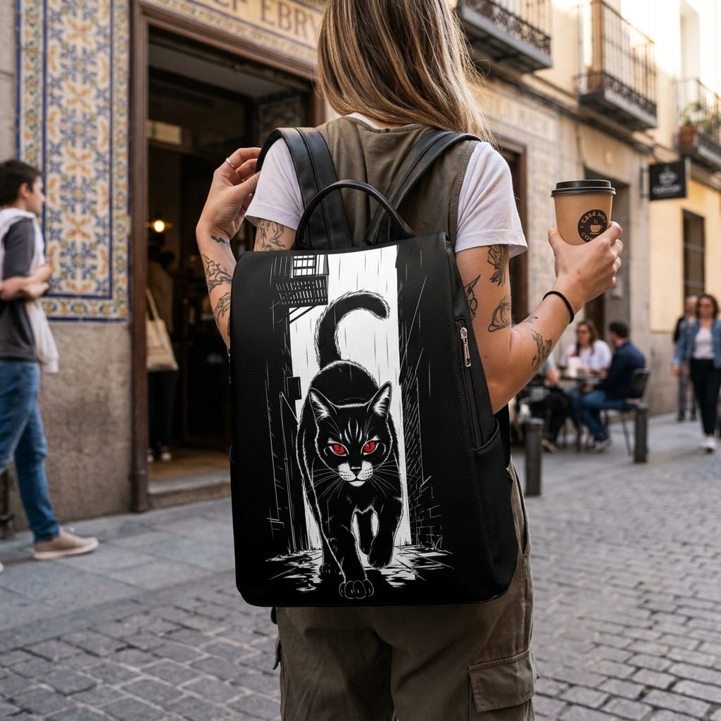 Ojos de Medianoche – Mochila Antirrobo e impermeable 5 Ojos de Medianoche – Mochila Antirrobo e impermeable - Imagen 5