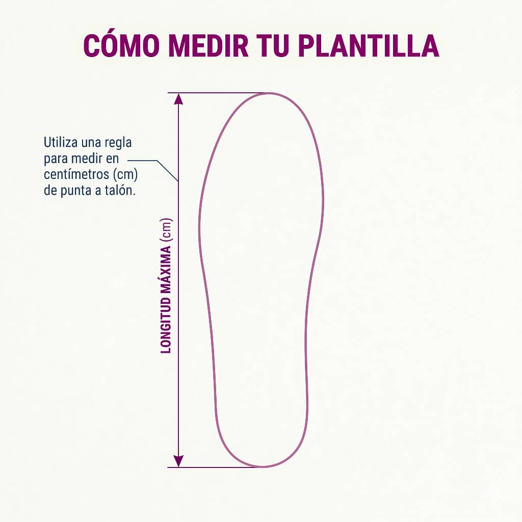Cómo medir la plantilla
