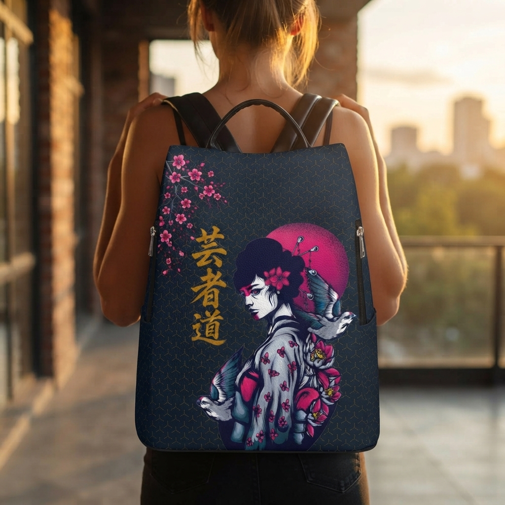 Geisha-Do Mochila Antirrobo e Impermeable 2 Geisha-Do Mochila Antirrobo e Impermeable - Imagen 2